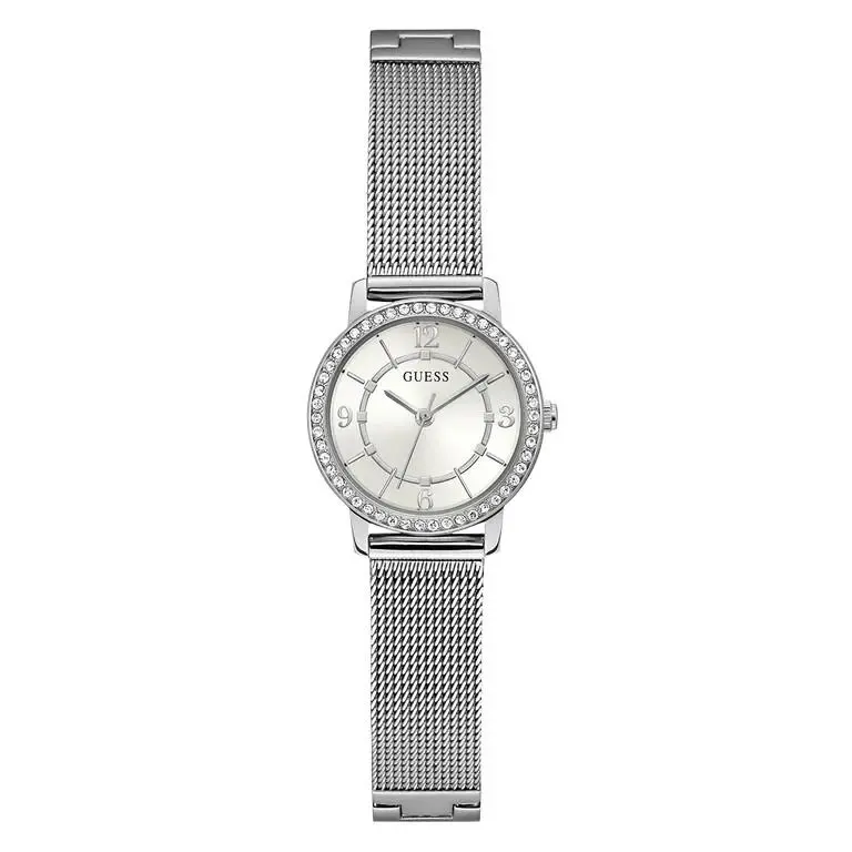 Guess Ladies Silver Tone Analog Watch - GW0534L1