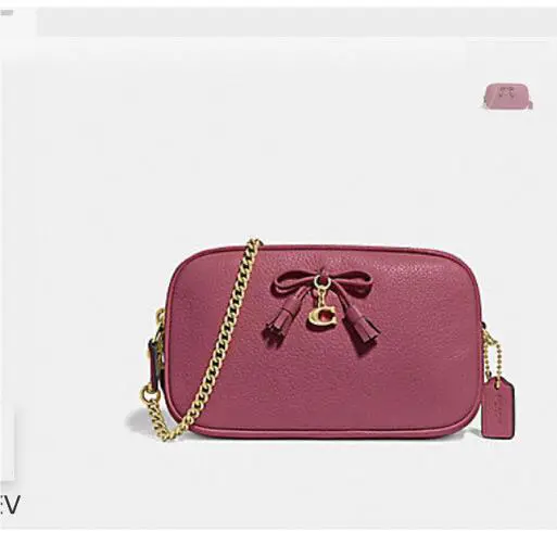 Coach Crossbody Pouch Handbag Purse Strawberry F67694