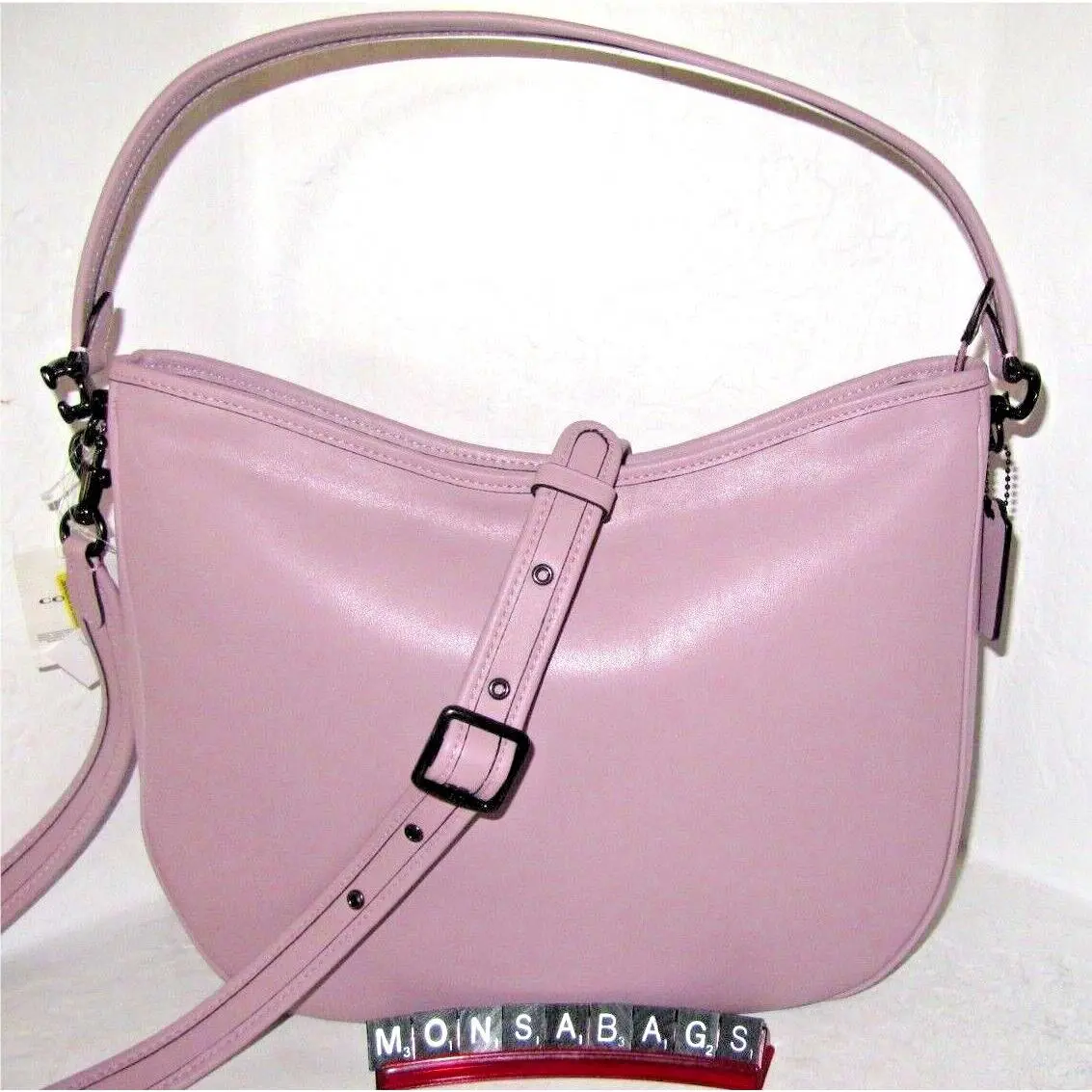 Coach C6340 Tabby Hobo Shoulder Bag Calf Soft Ice Purple Leather