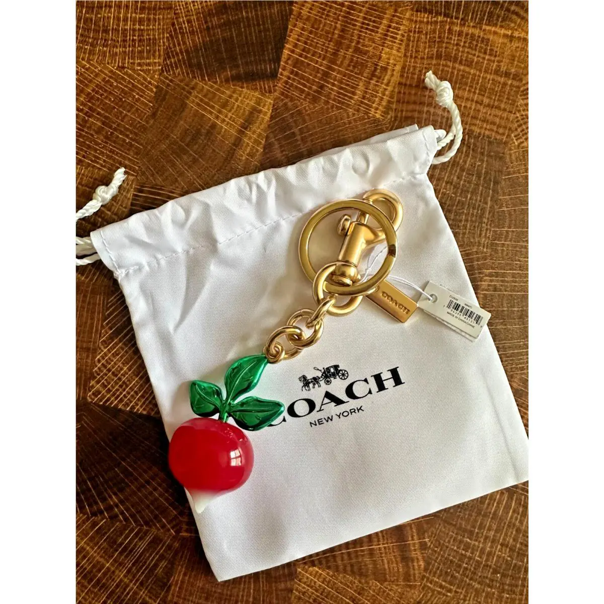 Coach X Observed By Us CU309 3D Radish Bag Charm Keycha