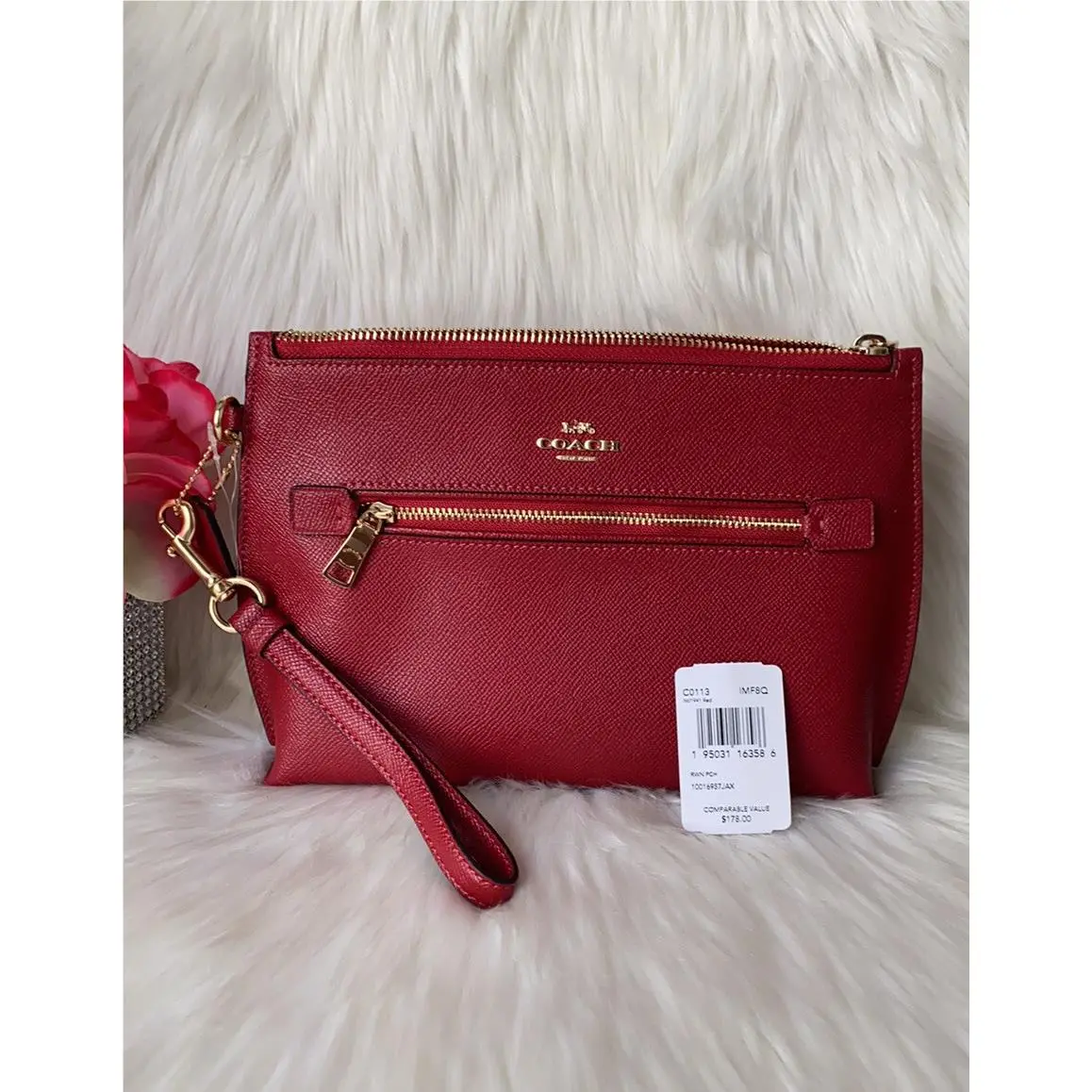 Rowan Pouch  C0113 IM/1941 Red by Coach
