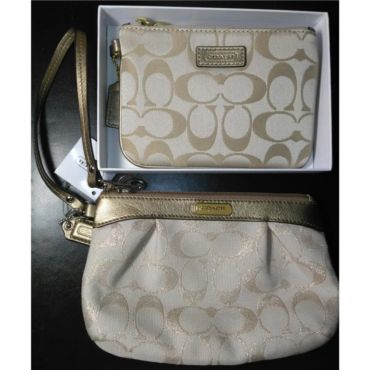 Bundle of 2 Coach Wrislets F50189 Biggd F47347 Skggd