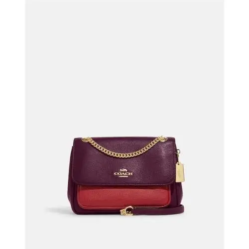 Coach Klare Crossbody 25 In Colorblock Im/boysenberry Below Retail