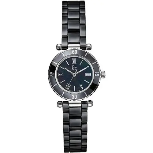 Collection Women`s Watch Mini Chic Black Pearl Ceramic Bracelet X70012L2S by Guess