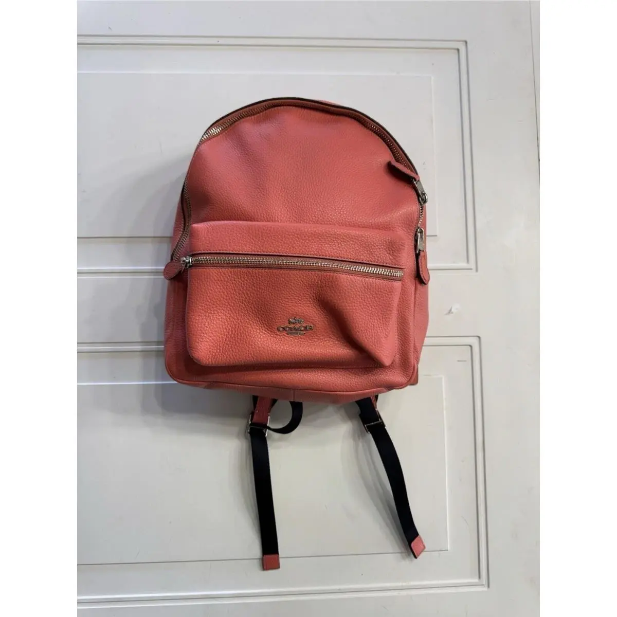 Coach F30550 Medium Charlie Backpack In Pink Coral