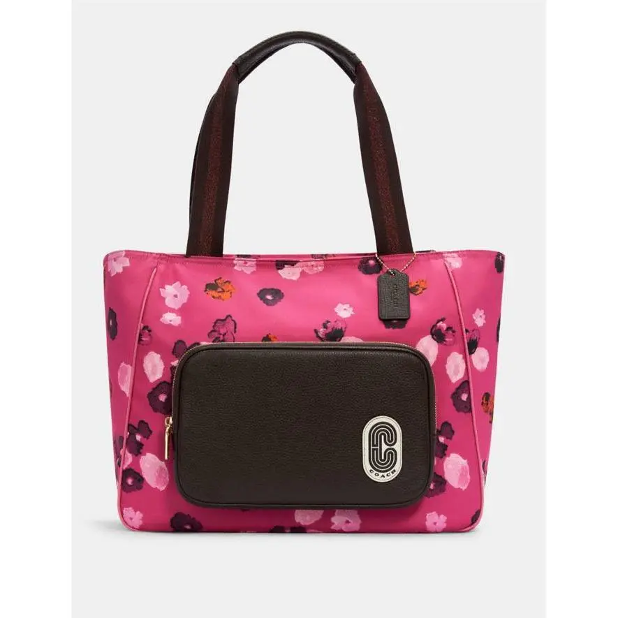 Coach C5670 Court Tote with Halftone Floral Print Msrp: