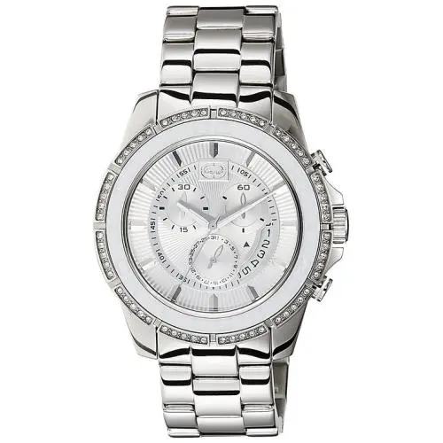 Silver Tone Unltd The Palace S/steel Crystal WATCH-E17578G2 by Marc Ecko
