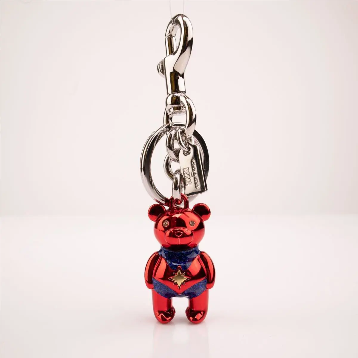 Marvel Ltd Edition 3D Carol Danvers Bear Bag Charm Keycha by Coach