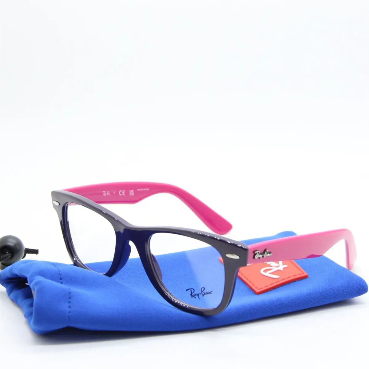 Ray-ban Junior RB 9066V 3751 Violet Eyeglasses W/case 47-20