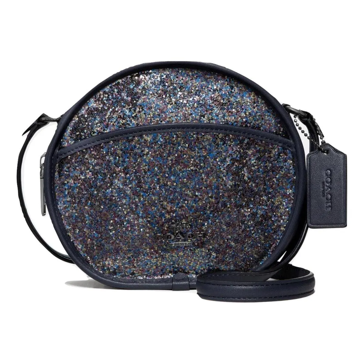 Coach F48731 Canteen Crossbody Bag Msrp: - Exterior: Rainbow Multi/Black Antique Nickel