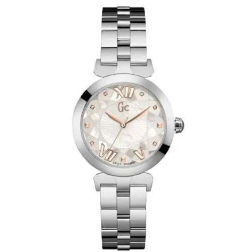 Collection Mother of Pearl Dial Stainless Steel Women`s Watch Y19001L1 by Guess