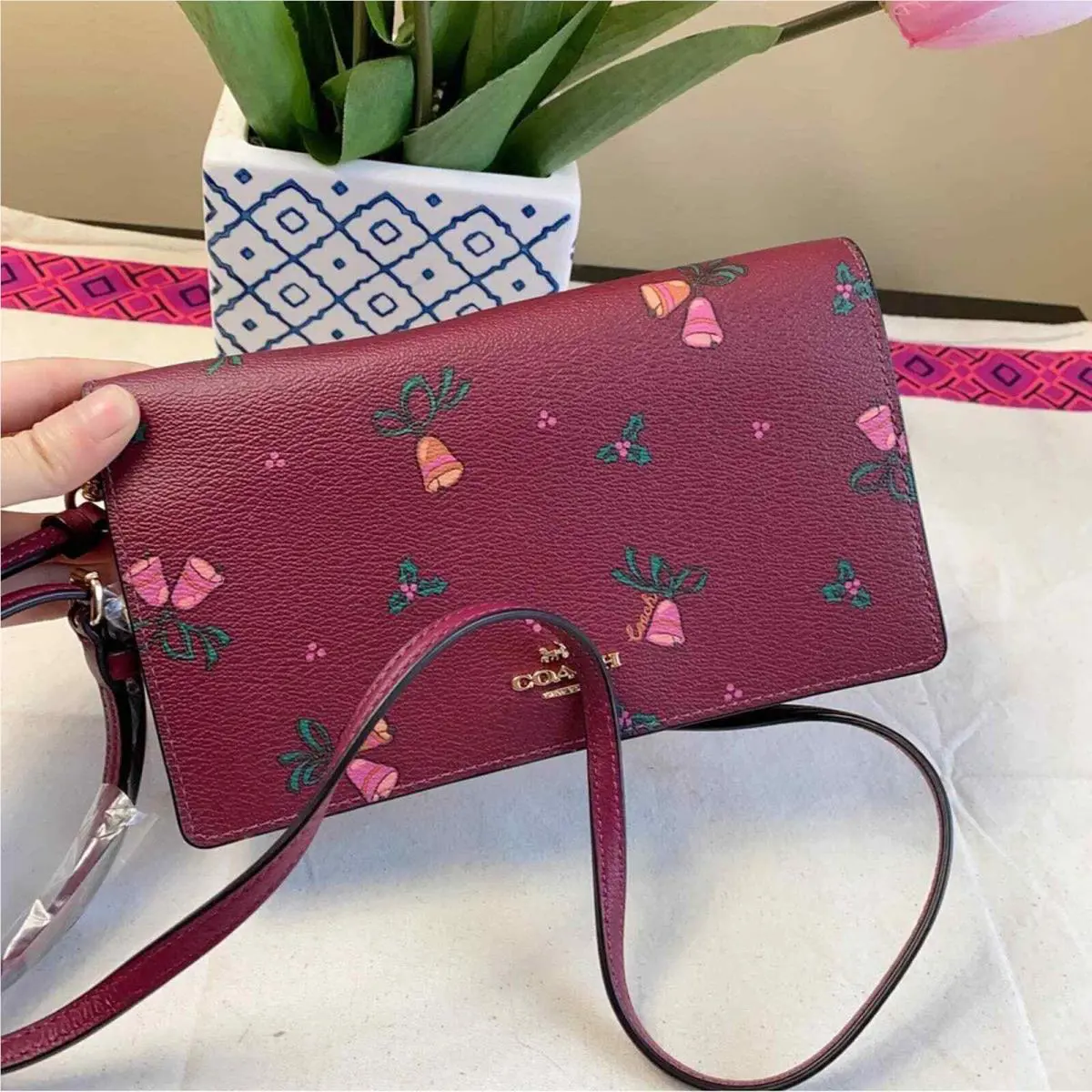 Coach Anna Foldover Clutch Crossbody