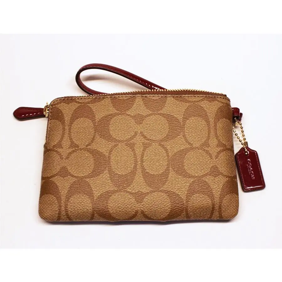 Coach F53564 Double Zip Phone Wallet IN Signature