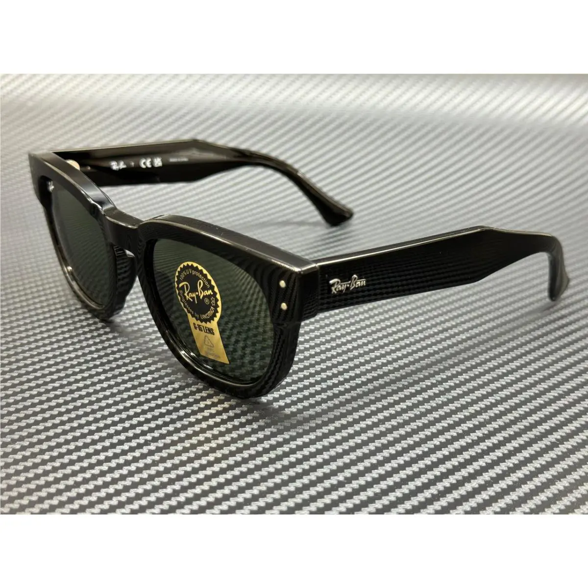 Ray Ban RB0298S 901 31 Black G-15 Green Unisex 53 mm Sunglasses