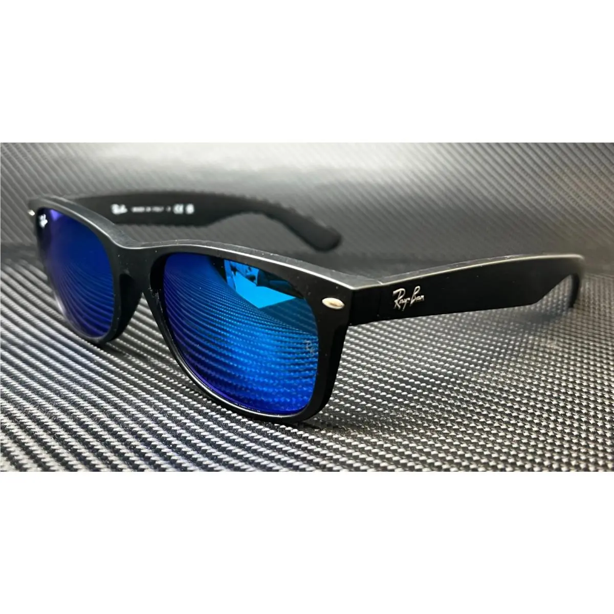 Ray Ban RB2132 622 17 Black Square Unisex 52 mm Sunglasses