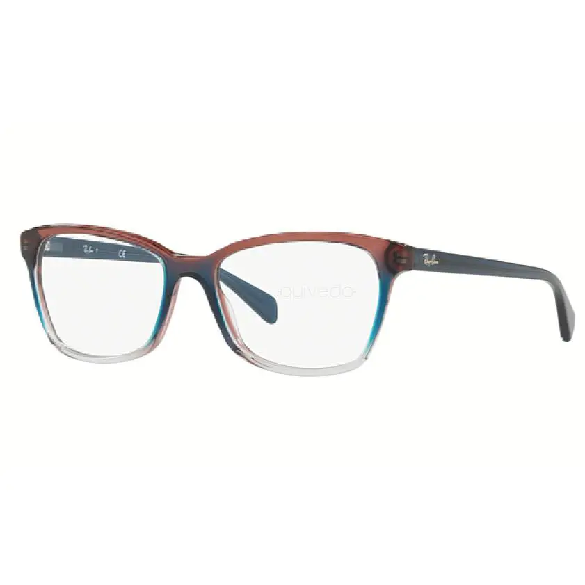 Ray Ban Women`s Eyeglasses RB5362 5834 Blue Red Gradient Optical Frame 52-17-140