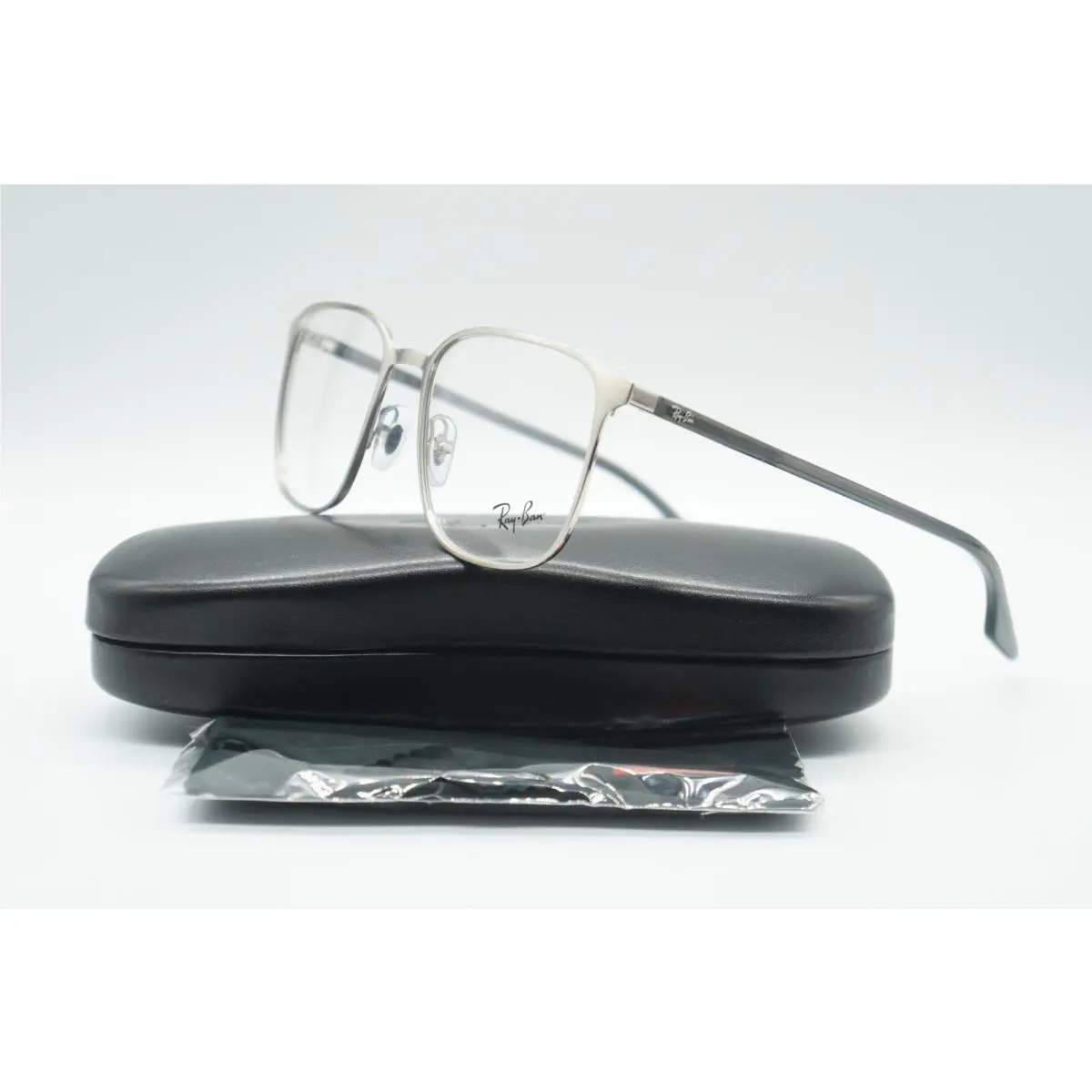 Ray Ban RB 6512 2595 Brushed Silver Eyeglasses Frame RX 54-19