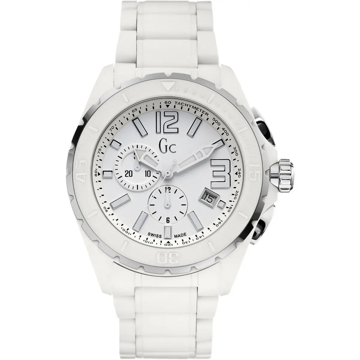 Guess Collection X76012G1S Men Chronograph Sapphire Crystal Screw Crown 100m WR