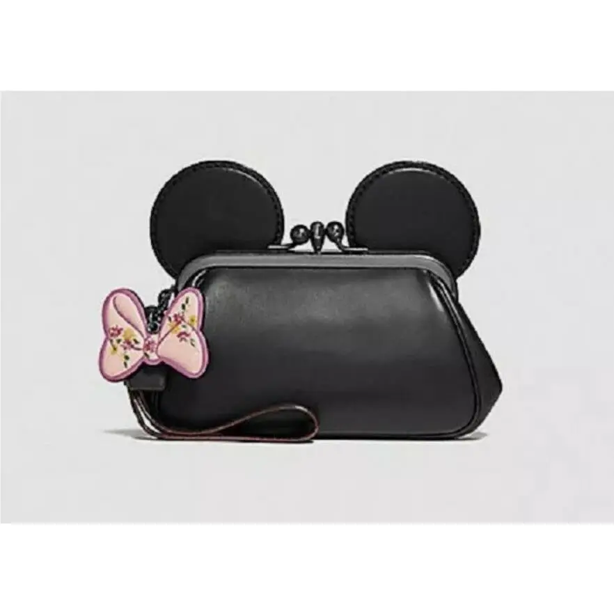 Coach - Disney X Kisslock Minnie Mouse Ears Wristlet Limited Edition 30212