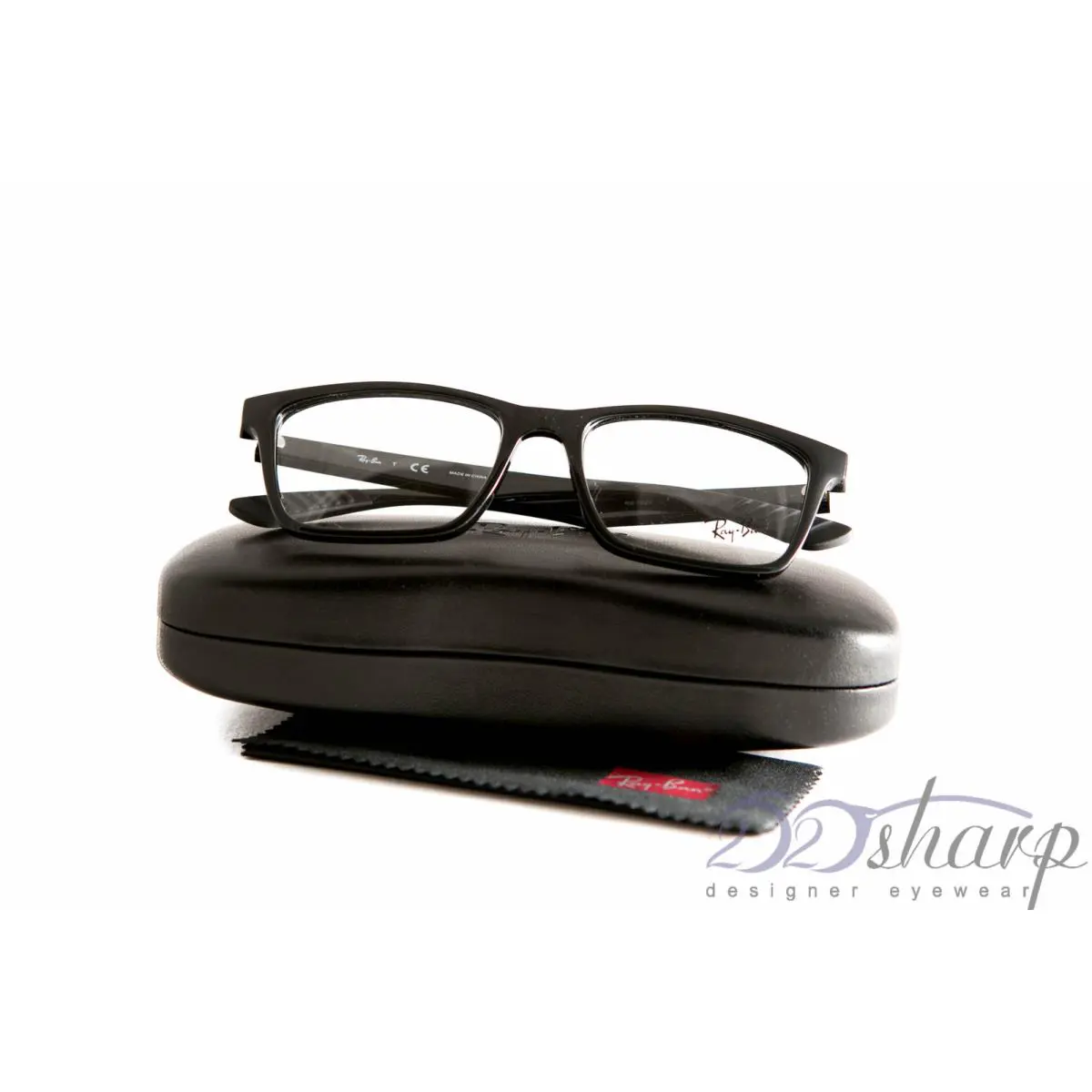 Ray Ban Eyeglasses-rb 7025 2000 Shiny Black