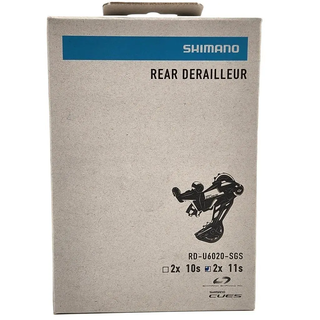 Shimano  - CUES RD-U6020 LINKGLIDE Rear Derailleur - ERDU602011SGS - Black (UPC: 192790171944) 0