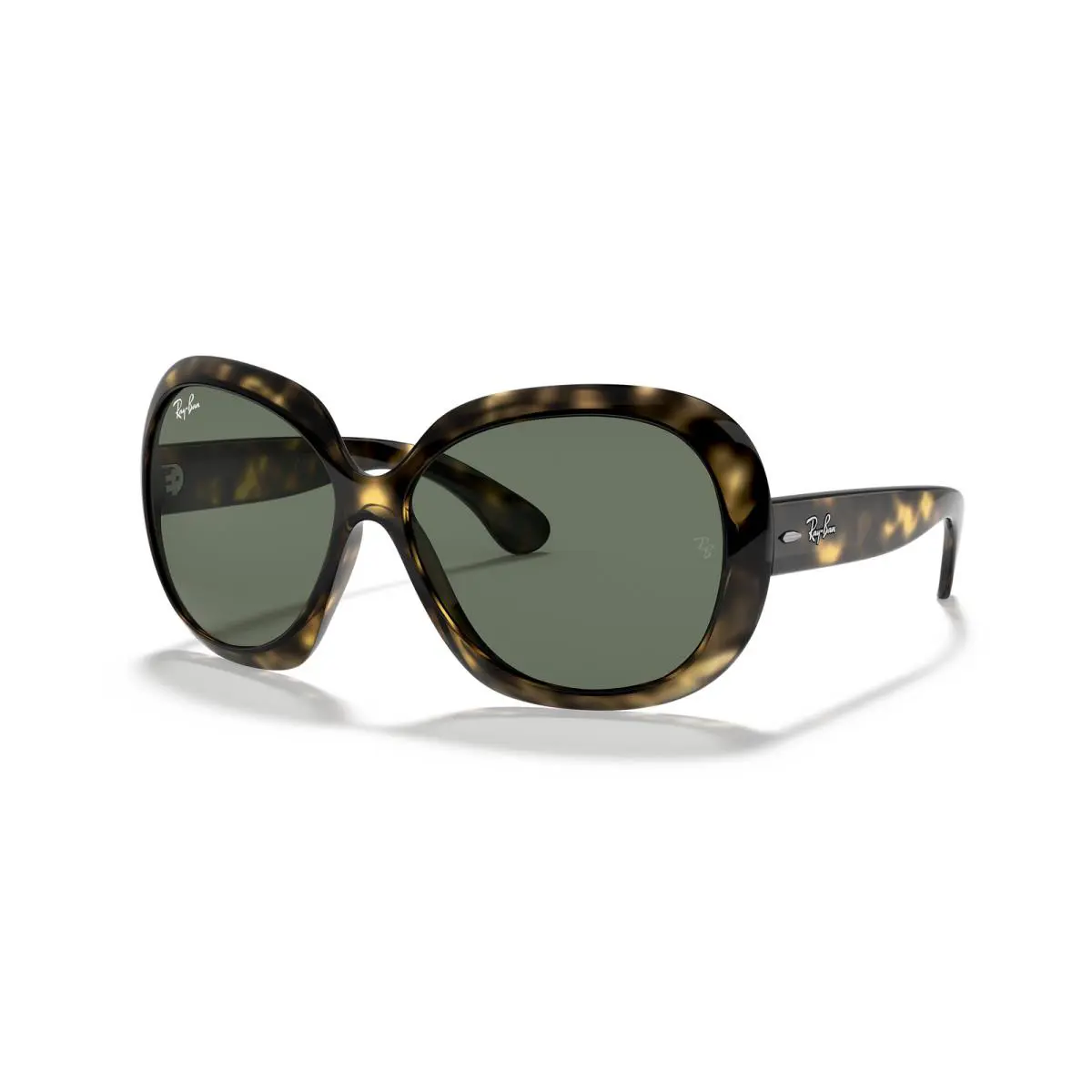 Ray-ban Jackie Ohh II Polished Light Havana/green 60 mm Women`s Sunglasses