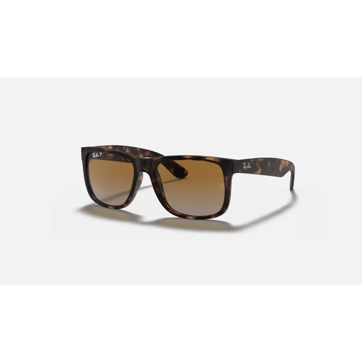 Ray-ban RB4165 Justin Classic Men`s Brown Polarized Sunglasses Matte Havana 54mm