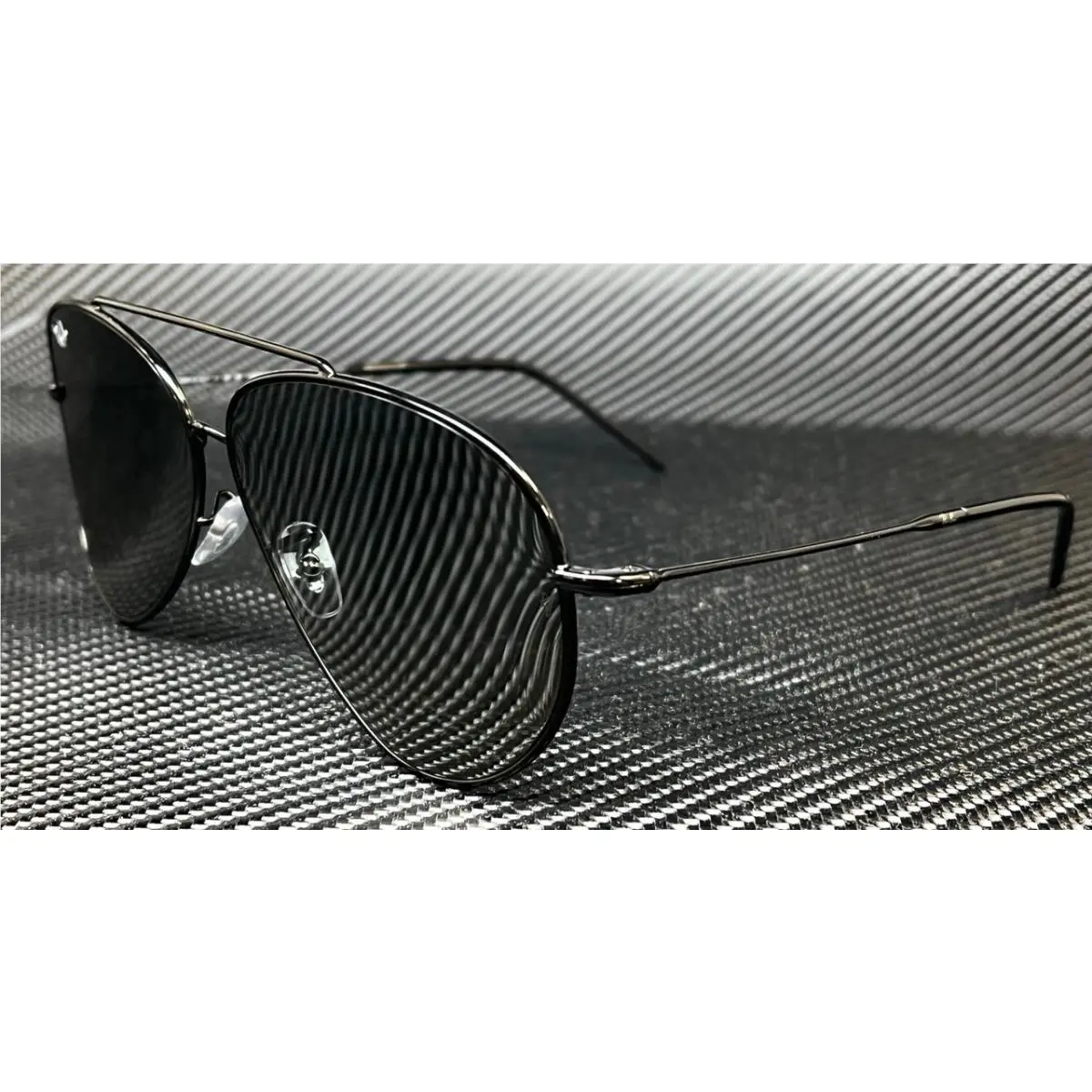 Ray Ban RBR0101S 002 GS Black Aviator Reverse Unisex 62 mm Sunglasses