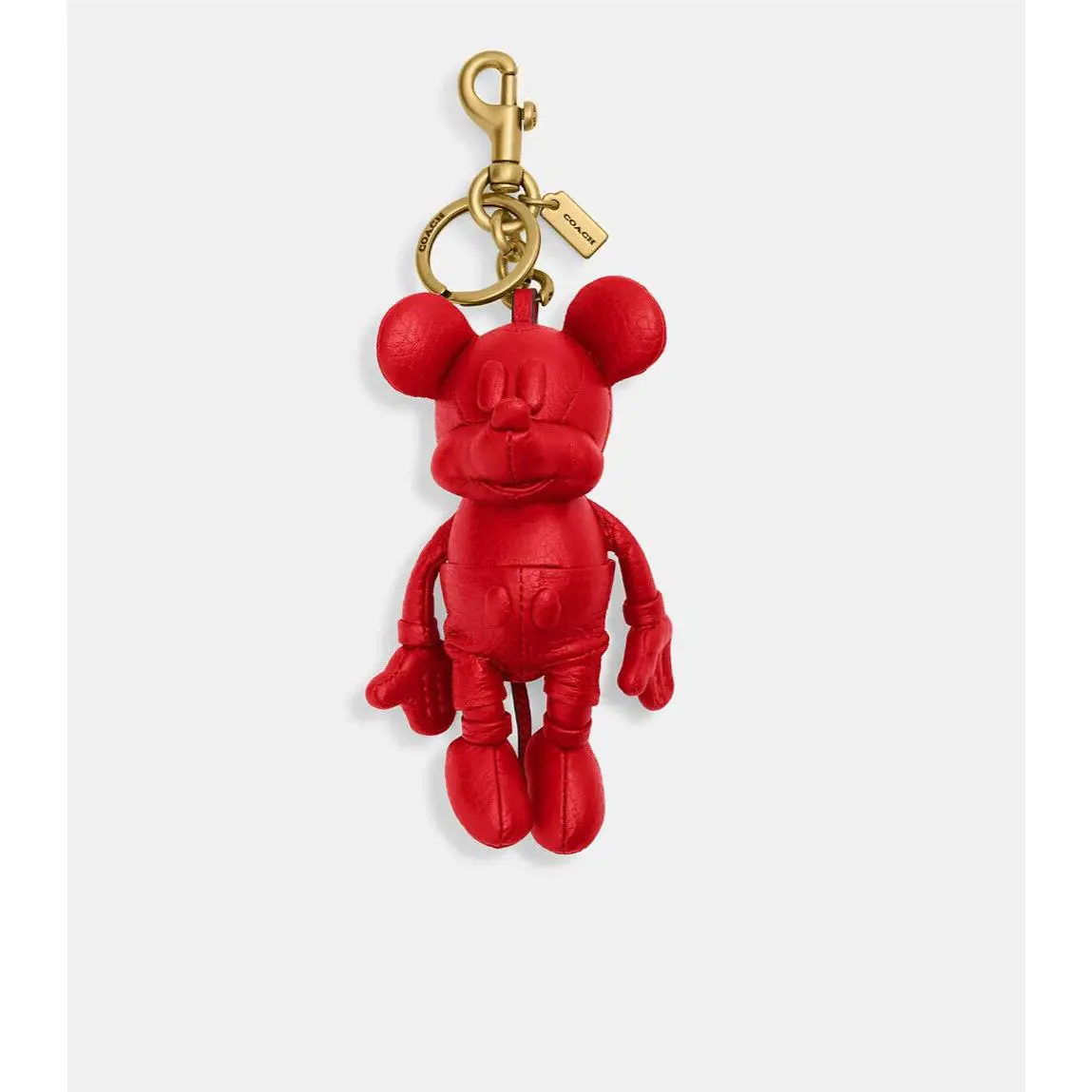 Disney X  Mickey Mouse Collectible Bag Charm Electric Red by Coach