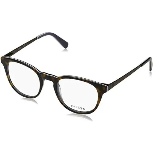 Guess GU1959 Tortoise 052 Plastic Round Optical Eyeglasses Frame 49-21-145 GU AB