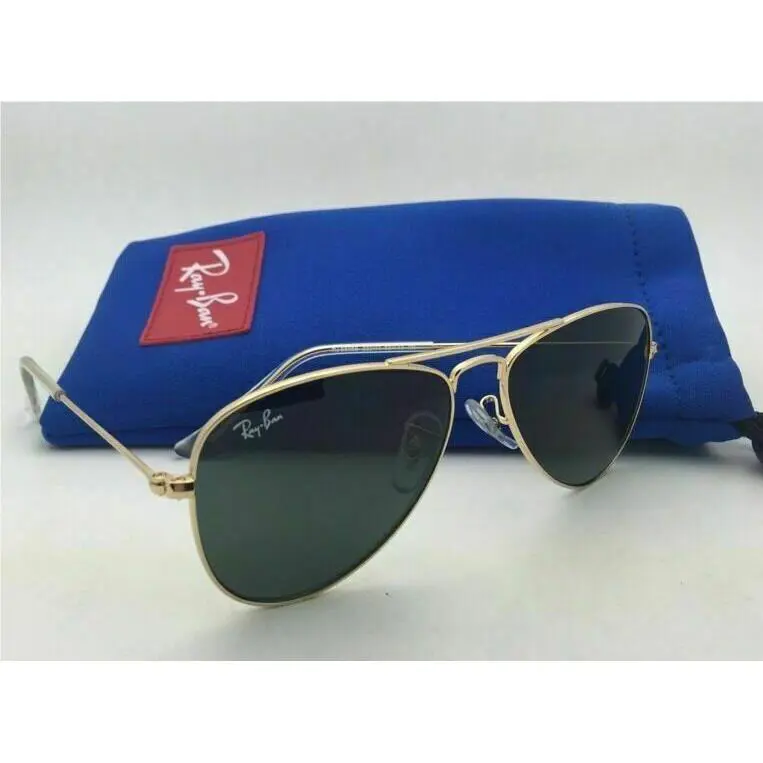Junior Collection Kids Ray-ban Sunglasses RJ 9506-S 223/71 52 Gold w/ Green Lens