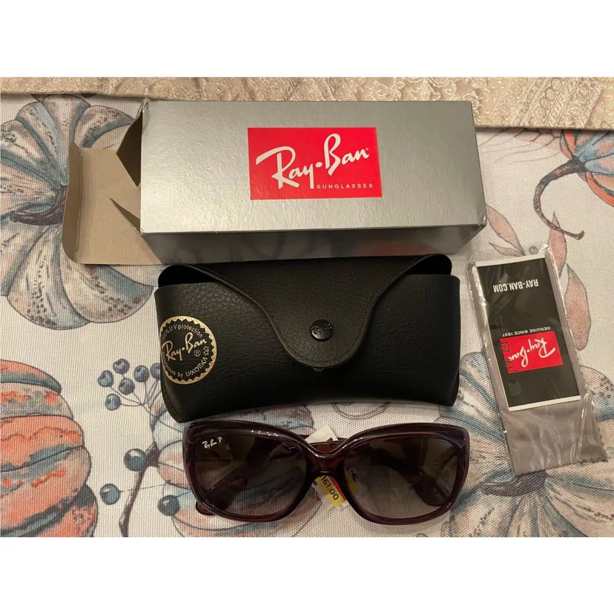 Ray-ban Jackie Ohh II RB4101 58mm Rectangle Gradient Polarized Sunglasses
