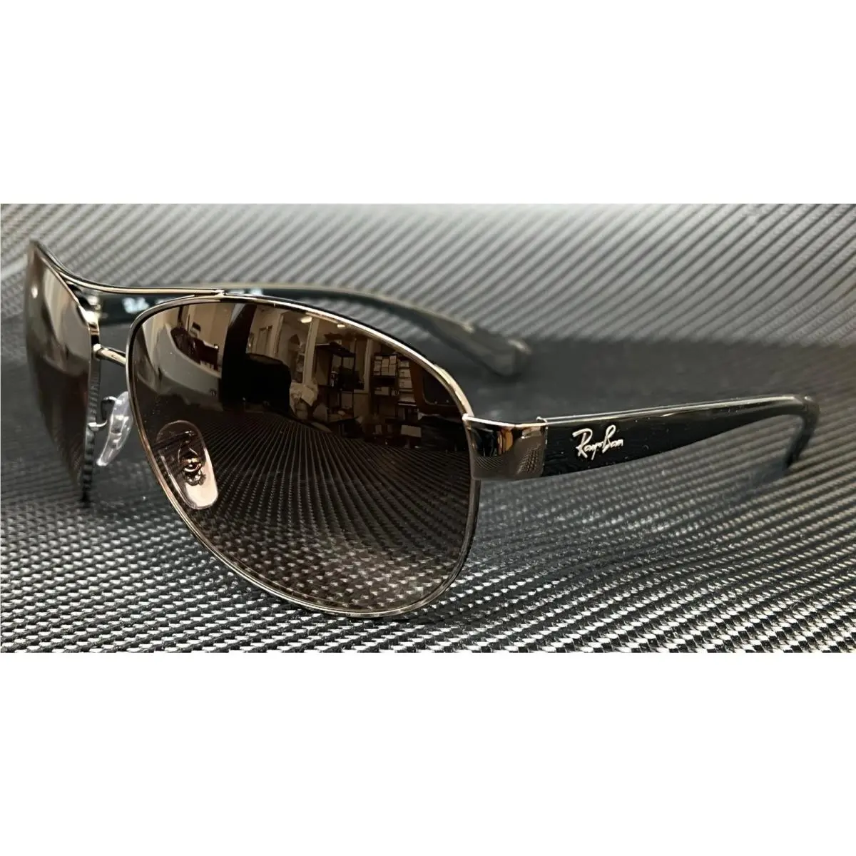 Ray Ban RB3386 004 13 Gunmetal Pilot Men`s 63 mm Sunglasses