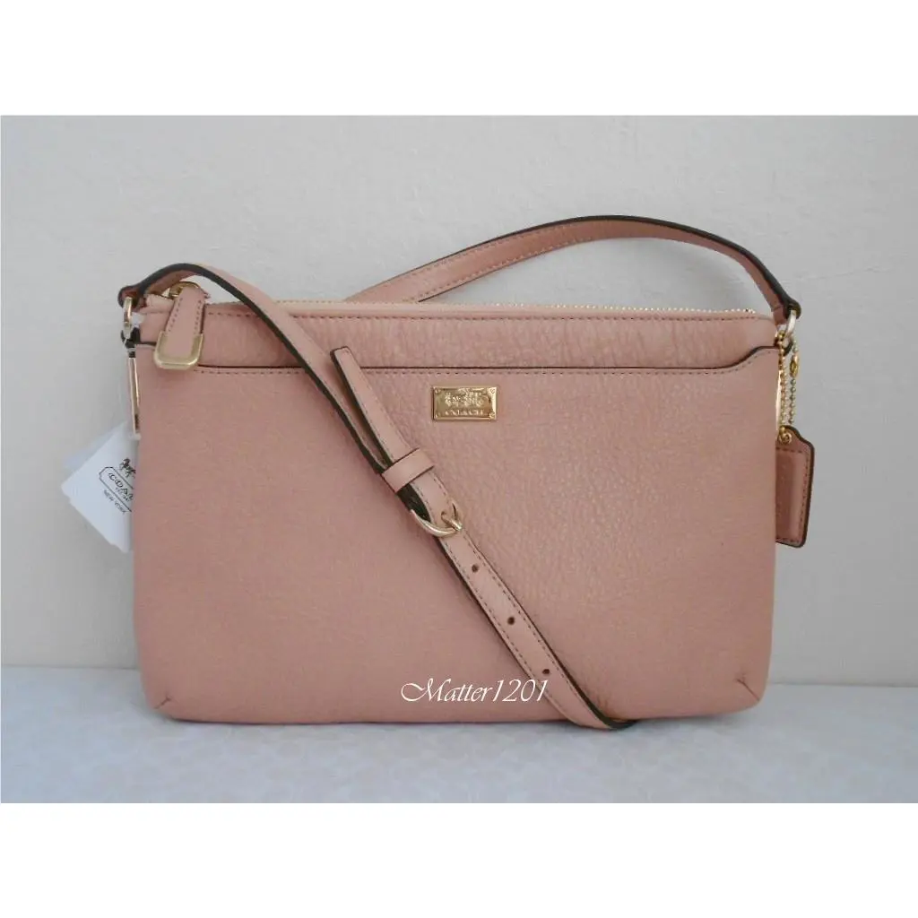 Coach F49992 Madison Leather Swingpack Rose Petal