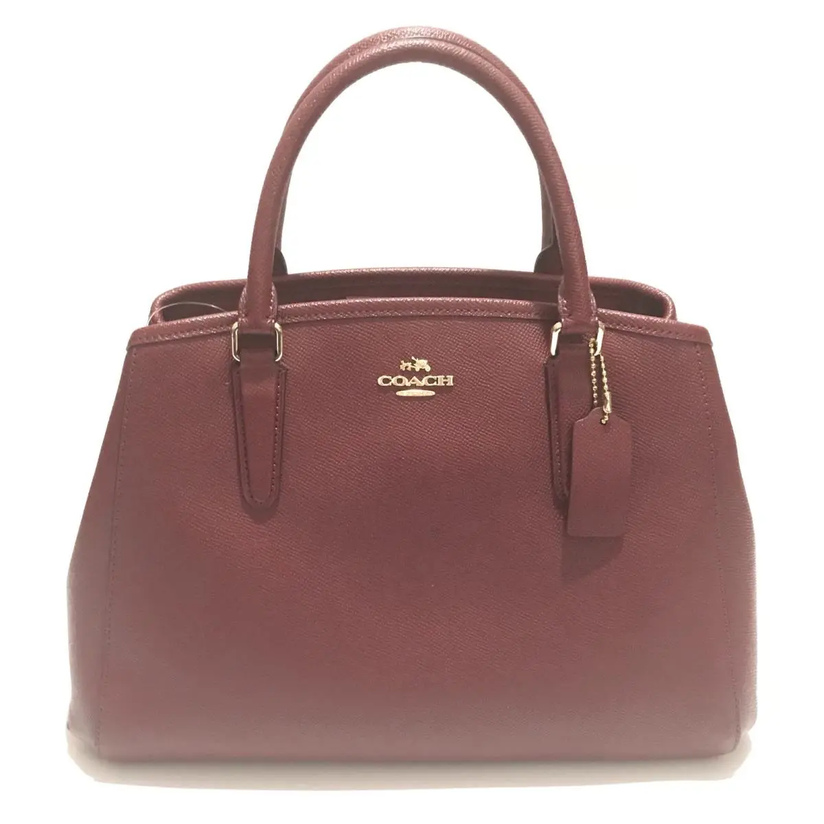 Coach Small Margot Carryall Crossgrain Leather F57527 Satchel Crossbody Bag