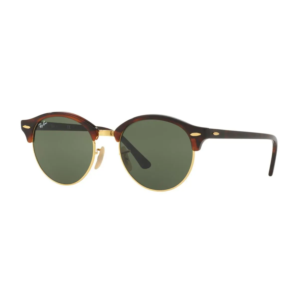 Ray-ban Clubround RB 4246 Dark Havana/G-15 Classic Green 990 Sunglasses - Frame: Dark Havana, Lens: G-15 Classic Green