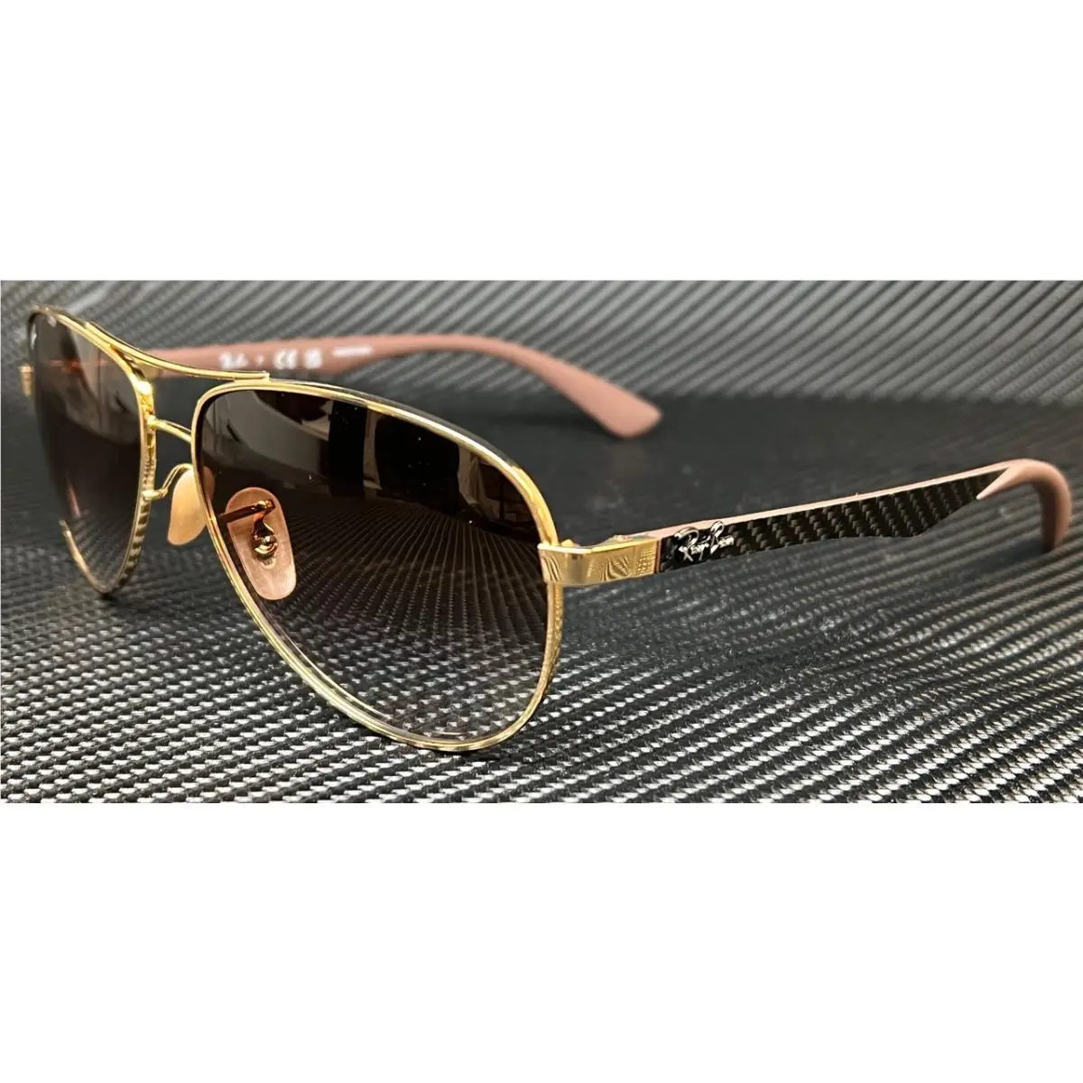 Ray Ban RB8313 001 51 Gold Arista Men`s 61 mm Sunglasses