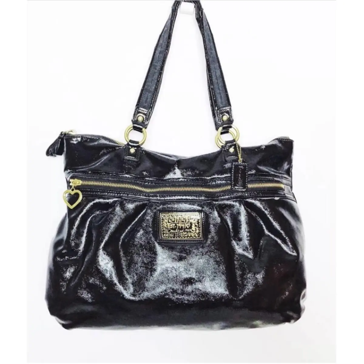 Coach Daisy Liquid Gloss Handbag Women`s Shoulder Purse Tote Style F20004