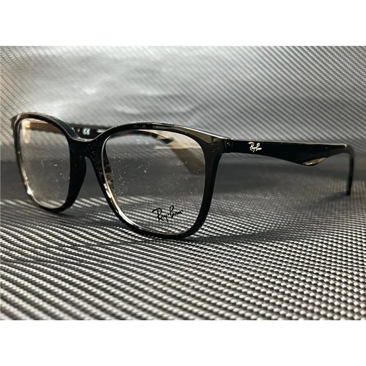 Ray Ban RX7066 2000 Black Square 54 mm Unisex Eyeglasses