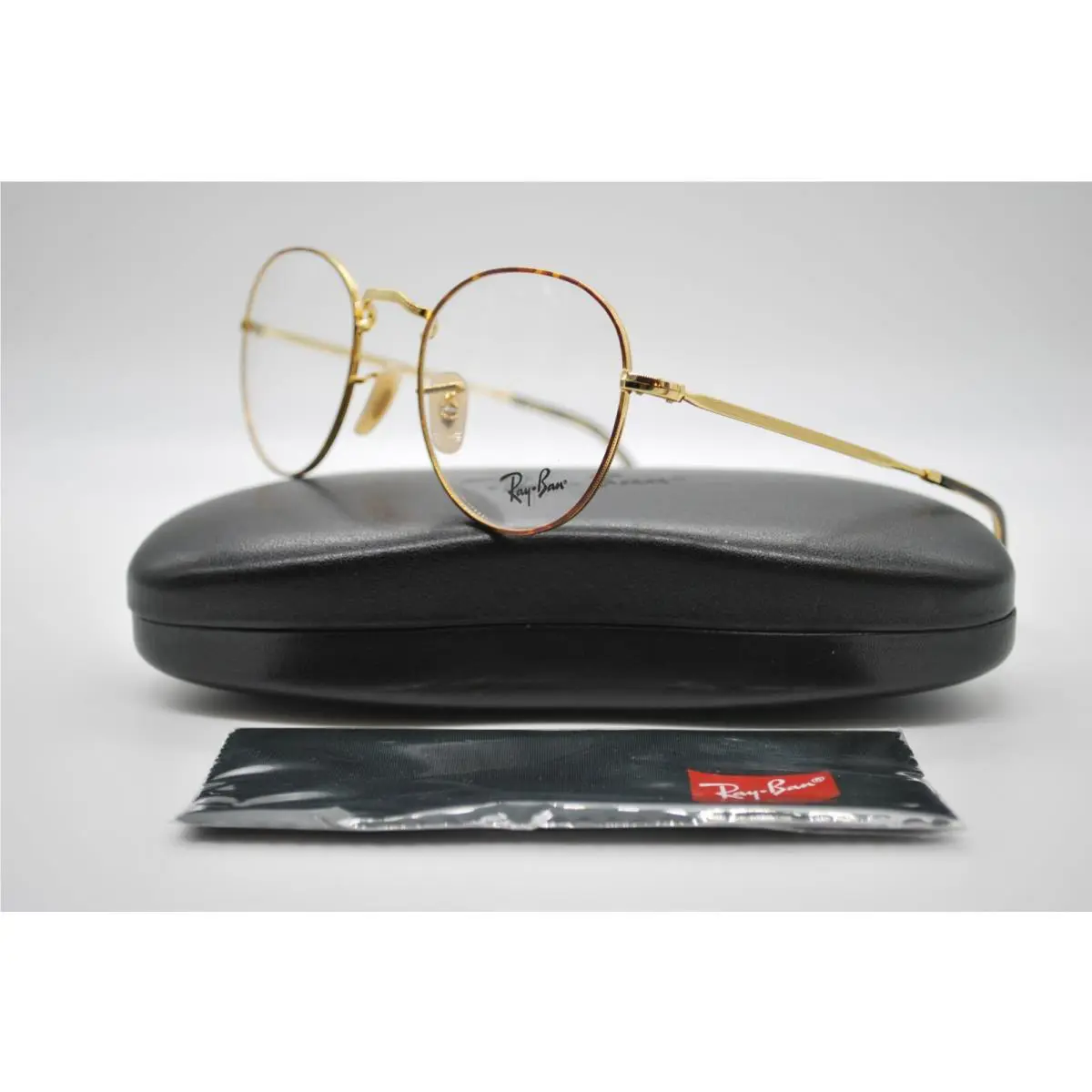 Ray Ban RB 3582V 2945 Gold Havana Eyeglasses Frames RX 51-20