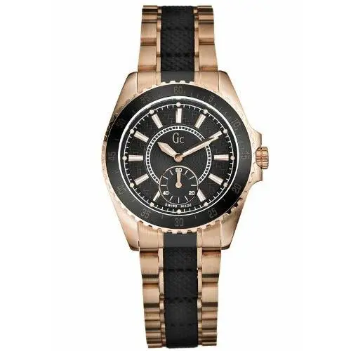 Guess GC Collection Swiss Made 2-Tone Ladies Bracelet Watch 47001L1