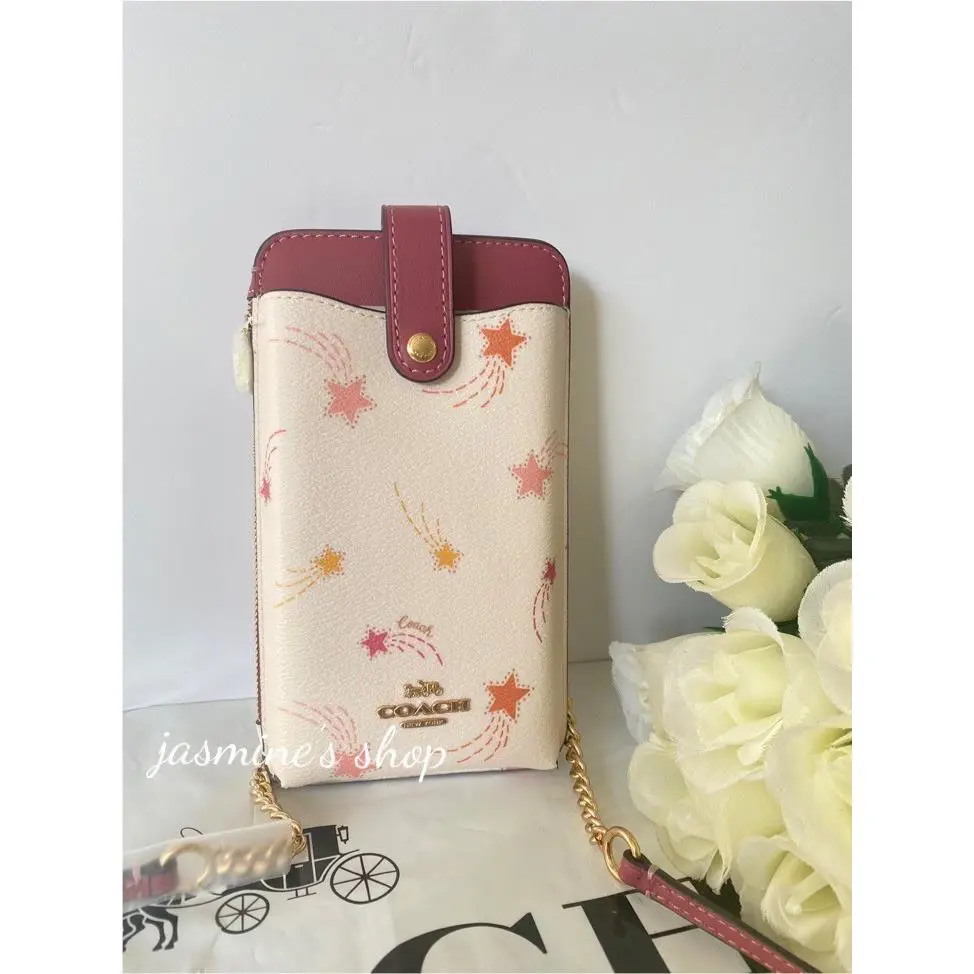 Coach Phone Crossbody with Shooting Star Print CF314