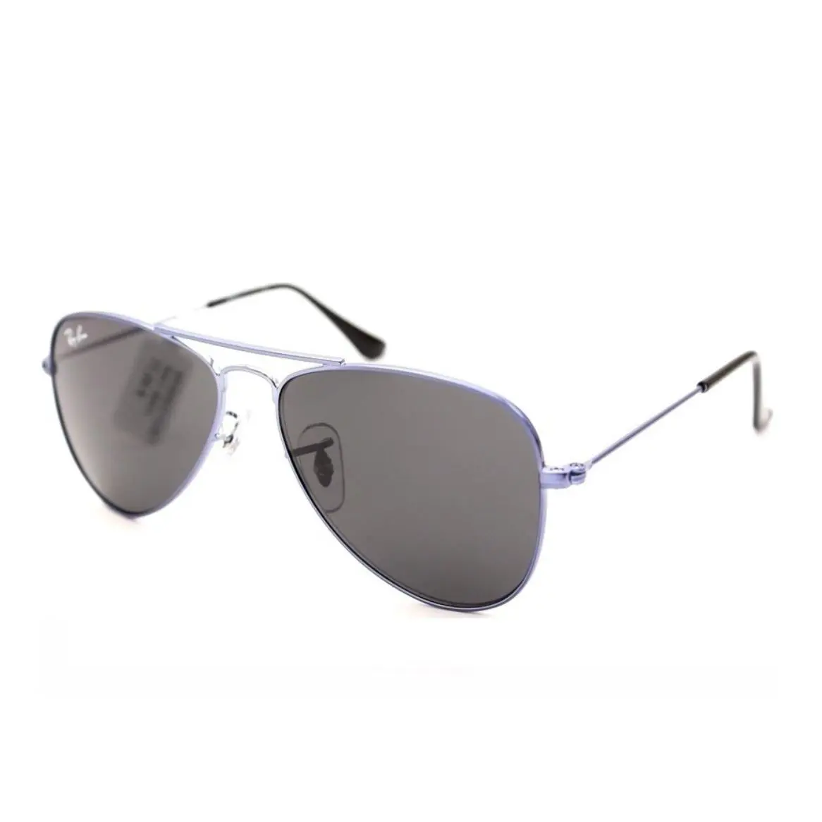 Kids Ray-ban Small Aviator Sunglasses RJ 9506S 210/87 Blue Frames w/ Grey Lenses - Frame: Bue, Lens: Grey