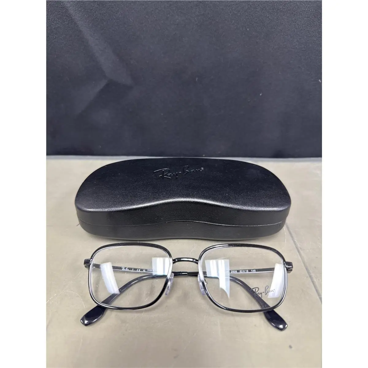 Ray-ban 6495 Eyeglasses 2509 - Black - Clear Men Pillow