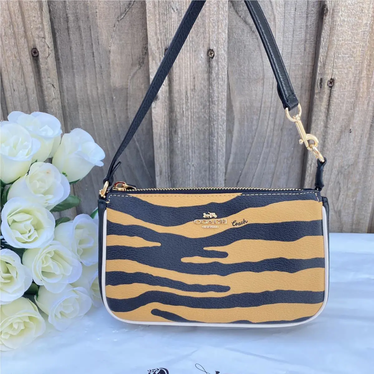 Coach Nolita 19 with Tiger Print c7438 Retail