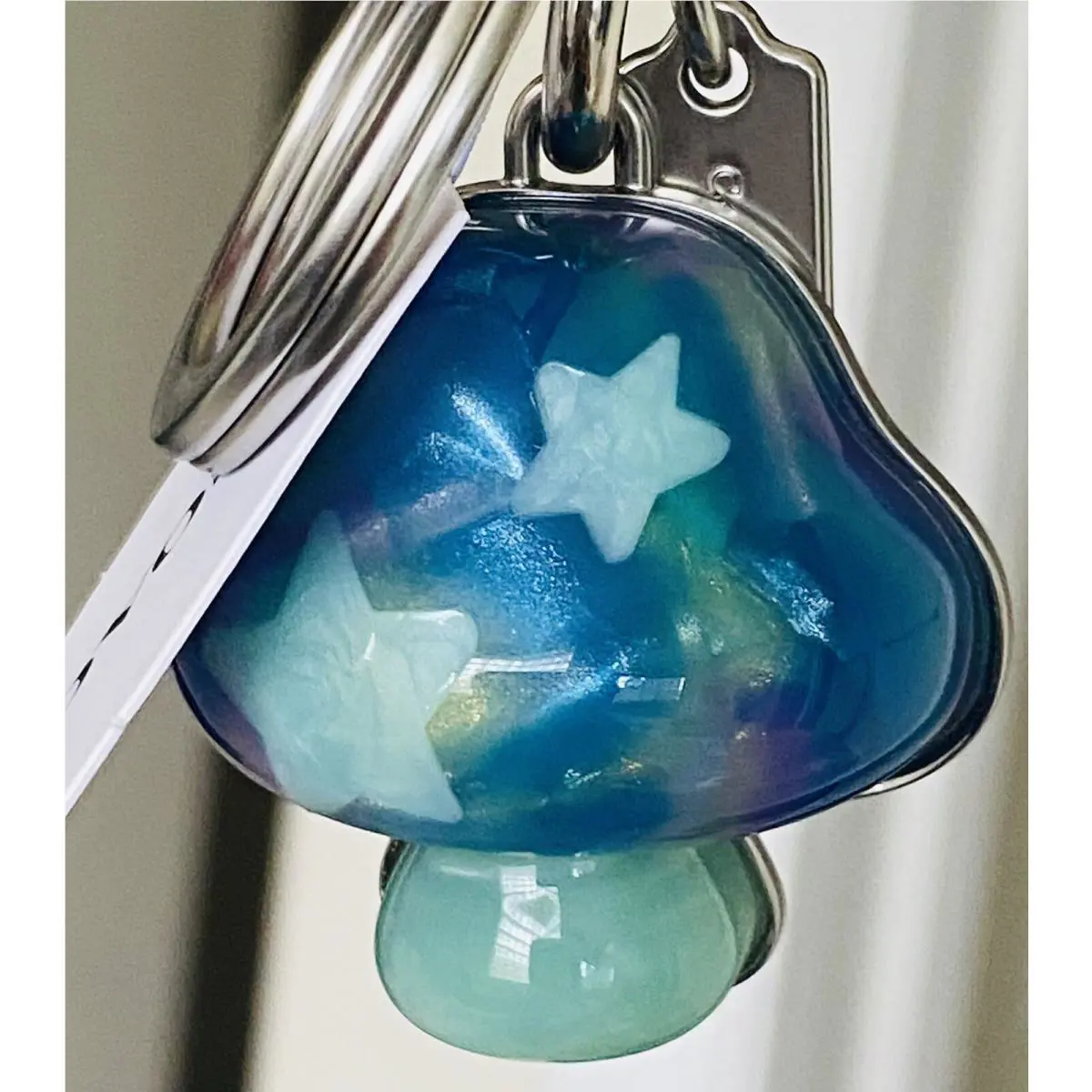 Coach Coachtopia Mushroom Bag Charm Blue/multi Resin CN995