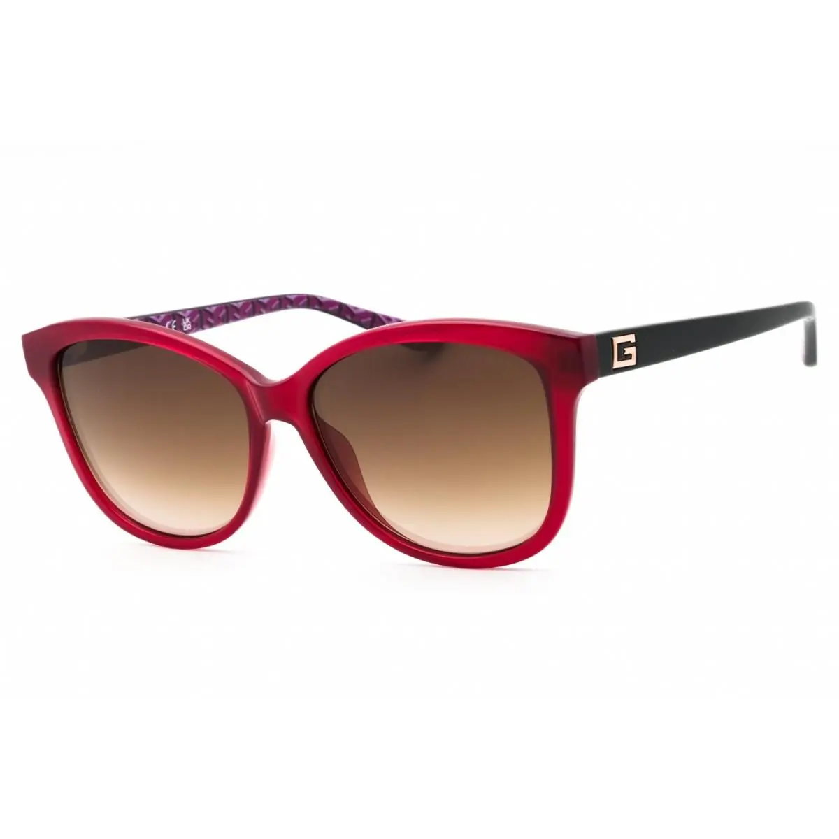 Guess GU7920 69G Shiny Bordeaux/brown Gradient Mirror 58-15-140 Sunglasses