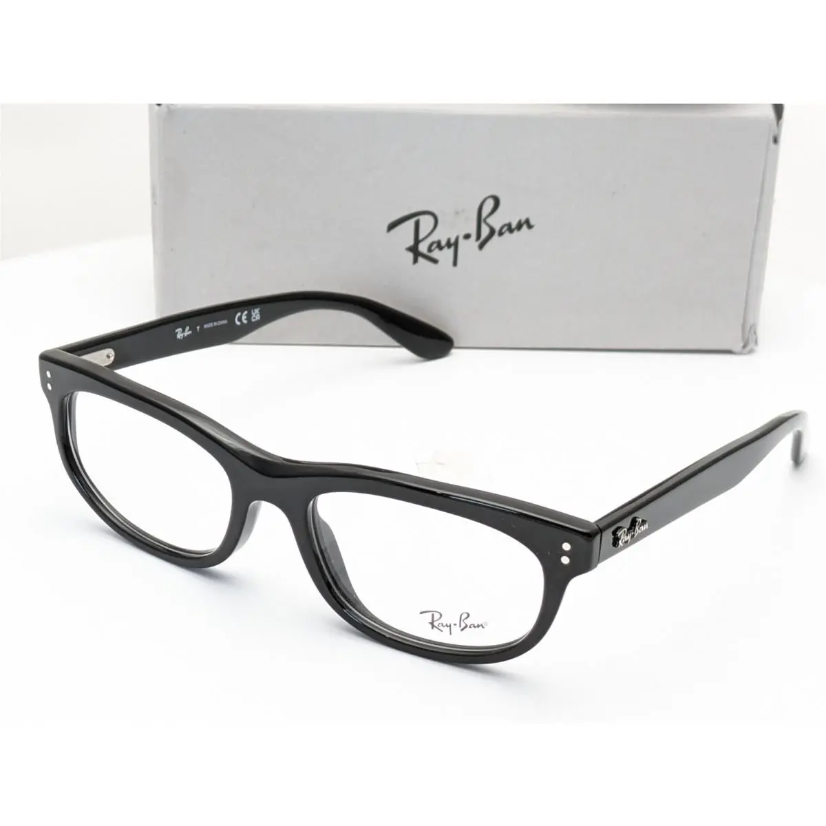 Ray-ban Balorette RB5489 2000 Oval Black Unisex Eyeglasses 54mm