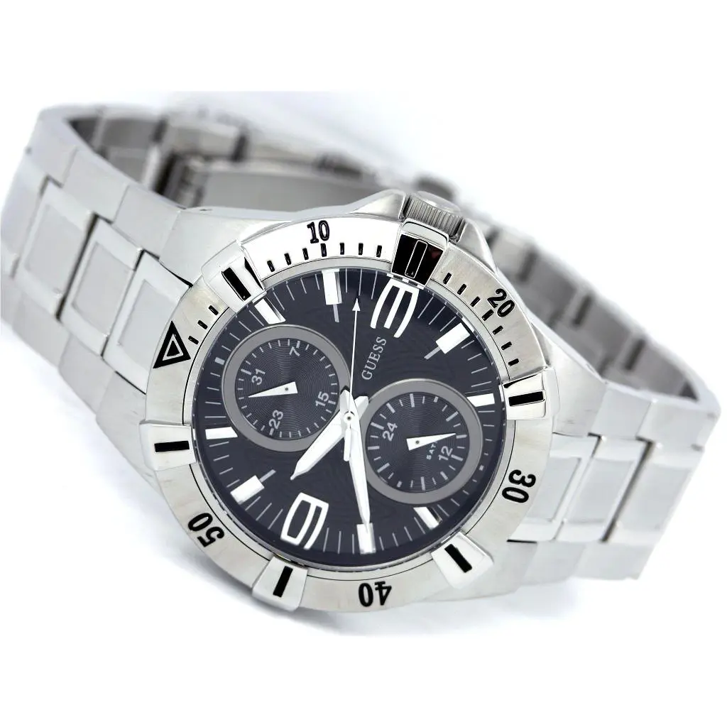 Guess W13517G2 Black Multi Function Steel Designer Watch