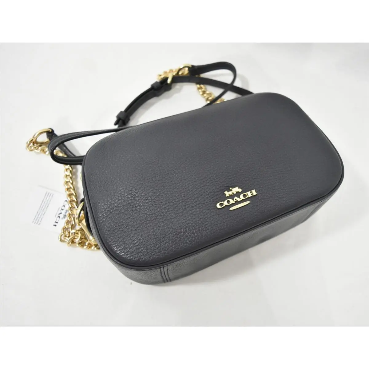 Coach F29000 Isla Leather Crossbody/shoulder Bag in Midnight. Dark Blue